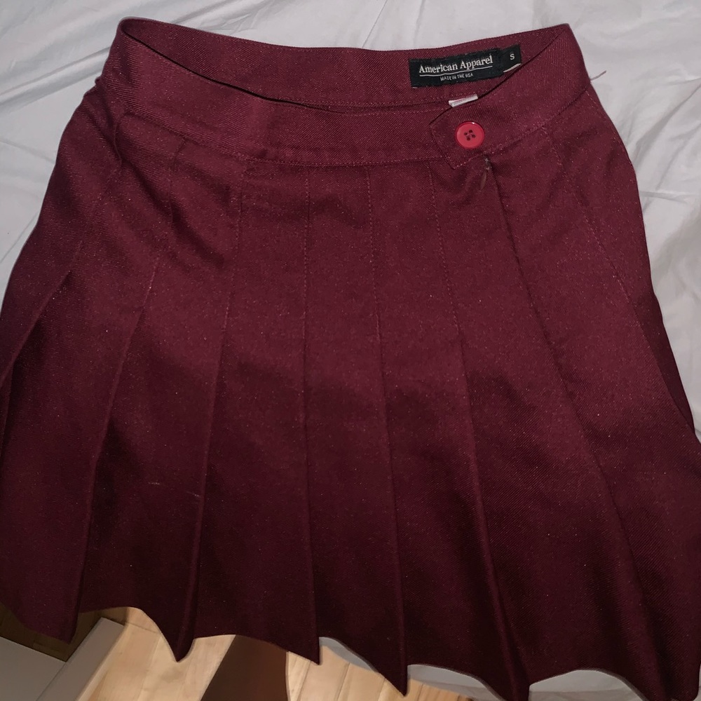 American Apparel Pleated Skirt